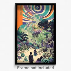 Brazilian Movie Poster - Nutty Dreamscape (Brazil Retro Film Art Print)