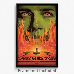Russian Movie Poster - Distorted Drying Rack (Russia Retro Film Art Print)