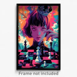 Brazilian Movie Poster - Dramatic Chess (Brazil Retro Film Art Print)