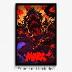 Thai Movie Poster - Authentic Maw (Thailand Psychedelic Art Retro Film Print)