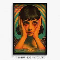 Spanish Movie Poster - Girl Feeling Cruelty, Second Hand Frilled Sleeves (Print)