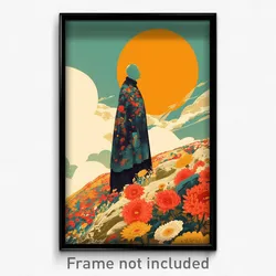 French Movie Poster - Unknown Stone (France Psychedelic Art Retro Film Print)