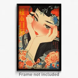 Chinese Movie Poster - Boy Feeling Acceptance, Flowery Sleeveless Dress (Print)