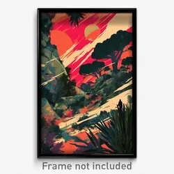 Spanish Movie Poster - Distant Exotic Area (Spain Retro Film Art Print)