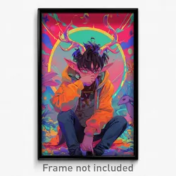 Art Poster - Boy Feeling Self Loathing Wearing Adorable Cosplay (Print)