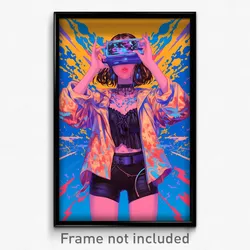Movie Art Poster - Girl Feeling Politeness, Delightful Bike Shorts (Film Print)
