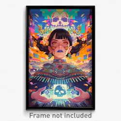 Mexican Movie Poster - Long Video Game (Mexico Psychedelic Art Retro Film Print)