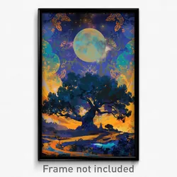 Bollywood Movie Poster - Starry Copse (India Retro Hindi Film Art Print)