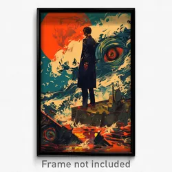 Greek Movie Poster - Gray Shipwreck (Greece Psychedelic Art Retro Film Print)