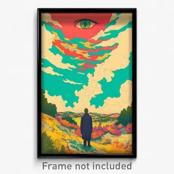 French Movie Poster - Imaginary Respite (France Retro Film Art Print)