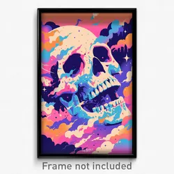 German Movie Poster - Cloudy Catacombs (Germany Retro Film Art Print)