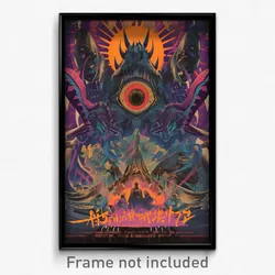 German Movie Poster - Sharp Spaghetti (Germany Psychedelic Art Retro Film Print)