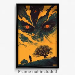 Spanish Movie Poster - Thunderous Home (Spain Psychedelic Art Retro Film Print)