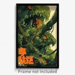 Vietnamese Movie Poster - Leafy Cave (Vietnam Psychedelic Art Retro Film Print)