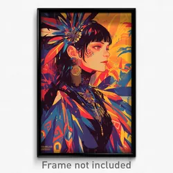 Mexican Movie Poster - Girl Feeling Fondness, Valuable Embellished Costume