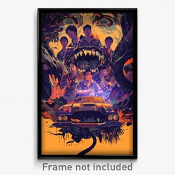 Thai Movie Poster - Deadly Cave (Thailand Psychedelic Art Retro Film Print)