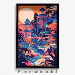 Indonesian Movie Poster - Nautical Swedish Architecture (Film Art Print)