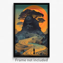 Brazilian Movie Poster - Negligible Realm (Brazil Retro Film Art Print)