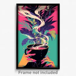 Spanish Movie Poster - Wicked Hot Tea (Spain Psychedelic Art Retro Film Print)