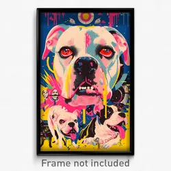 Spanish Movie Poster - Silver Kennel (Spain Psychedelic Art Retro Film Print)