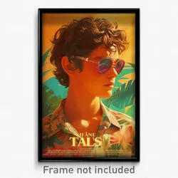 French Movie Poster - Boy Feeling Passion, Exotic Side Tie Shirt (Art Print)