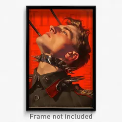 Russian Movie Poster - Man Feeling Possessive, Scientific Spiked Collar (Print)