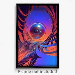 Movie Art Poster - Complicated Slit (Psychedelic Retro Weird Film Print)