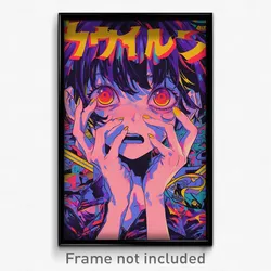 Vietnamese Movie Poster - Boy Feeling Apprehension, Kaleidoscopic Purple Bow