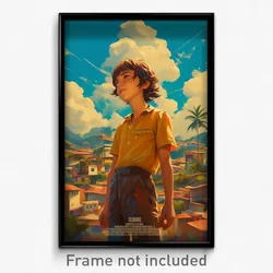 Brazilian Movie Poster - Boy Feeling Self Loathing, Original Brown Pants (Print)