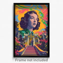 Brazilian Movie Poster - Glamorous Colonnade (Brazil Retro Film Art Print)