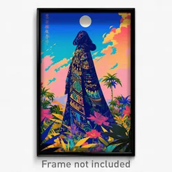 Spanish Movie Poster - Wide Pasture (Spain Psychedelic Art Retro Film Print)