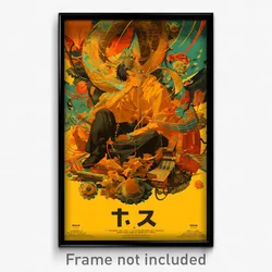 Vietnamese Movie Poster - Boy Feeling Dispirited, Wiry Orange Dress (Art Print)