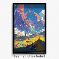 Art Poster - Pure Bivouac (Psychedelic Trippy Weird 11x17 Print)