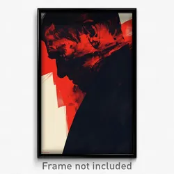 Icelandic Movie Poster - Man Feeling Alienation, Urban Vampire Costume (Print)