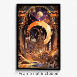 Movie Art Poster - Old Fashioned Muster (Psychedelic Retro Weird Film Print)