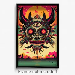 Mexican Movie Poster - Triangular Vinyl (Mexico Retro Film Art Print)