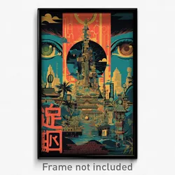 Thai Movie Poster - Flawless Longhouse (Thailand Retro Film Art Print)