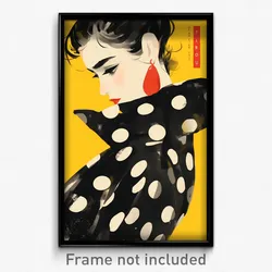 Icelandic Movie Poster - Boy Feeling Self Critical, Adventurous Polka Dot Dress