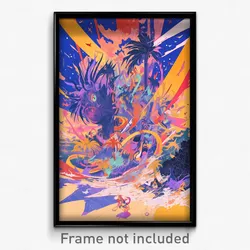 Art Poster - Brilliant Thoroughfare (Psychedelic Trippy Weird 11x17 Print)