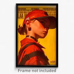 Spanish Movie Poster - Boy Feeling Loathing, Red Backwards Hat (Spain Art Print)