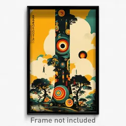 German Movie Poster - Creative Copse (Germany Psychedelic Art Retro Film Print)