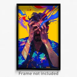 Bollywood Movie Poster - Man Feeling Pity, Famous Pajamas (India Art Print)