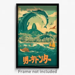 Japanese Movie Poster - Vast Rio De Janeiro (Japan Retro Film Art Print)