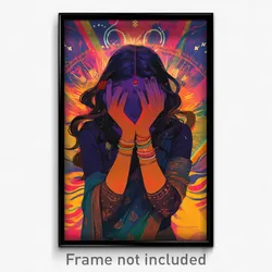 Bollywood Movie Poster - Girl Feeling Lazy, Vivid Bracelet (India Art Print)