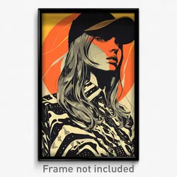 German Movie Poster - Girl Feeling Resignation, Warm Baseball Cap (Art Print)