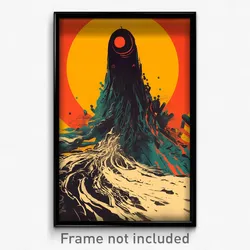 German Movie Poster - Tremendous Landscape (Germany Retro Film Art Print)