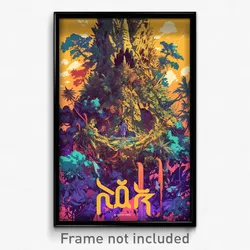 Thai Movie Poster - Digital Wire Frame Cloud Forest (Thailand Film Art Print)