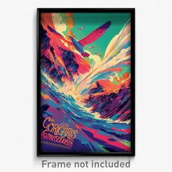 Icelandic Movie Poster - Glaring Cruise (Iceland Retro Film Art Print)