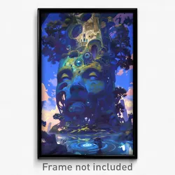 Art Poster - Faraway Earldom (Psychedelic Trippy Weird 11x17 Print)