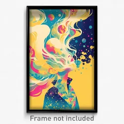 Icelandic Movie Poster - Original Space (Iceland Retro Film Art Print)